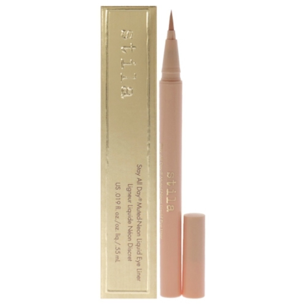 Stills stay all day muted neon liquid eyeliner, peach party, NIB